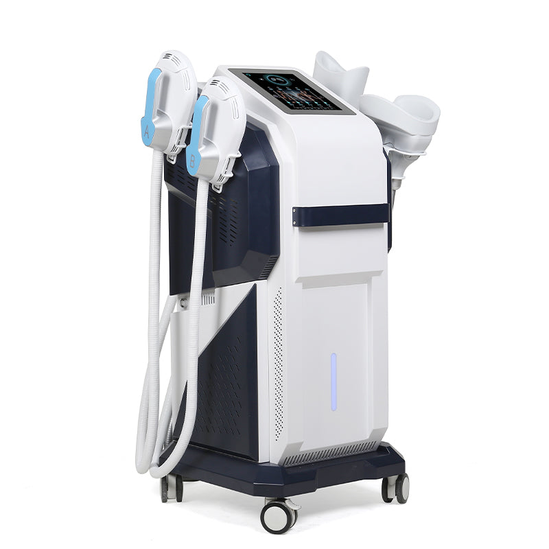 Newest Combination cryo slimming machine and EMSlim 2 in 1 Cryotherapy Body Shaping 2 Cryotherapy Handles | 2 Magnetic Slimming Handles | fat freezing machine