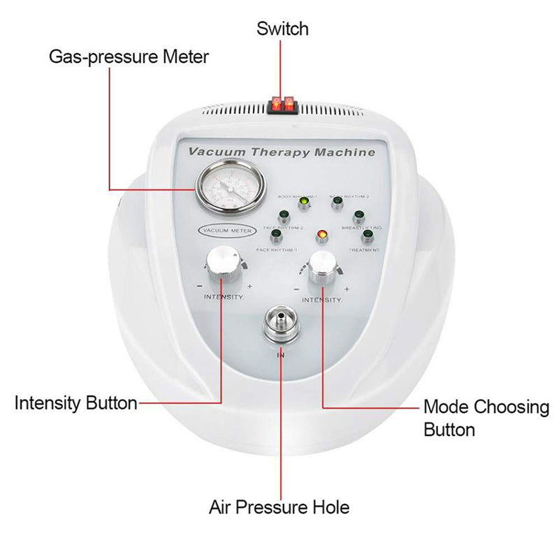 Vacuum therapy suction cup breast enlargement machinebreast massager scraping, skin tightening, buttocks lifting, breast enlargement