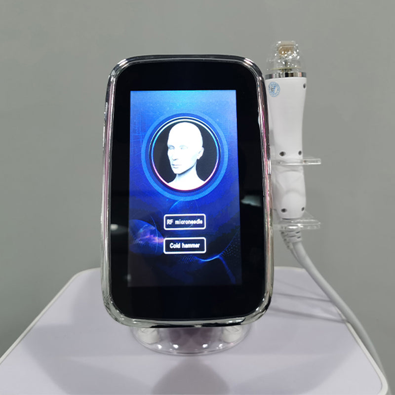 Gold microneedling RF microcrystal ice pack facial machine|FARSLIM