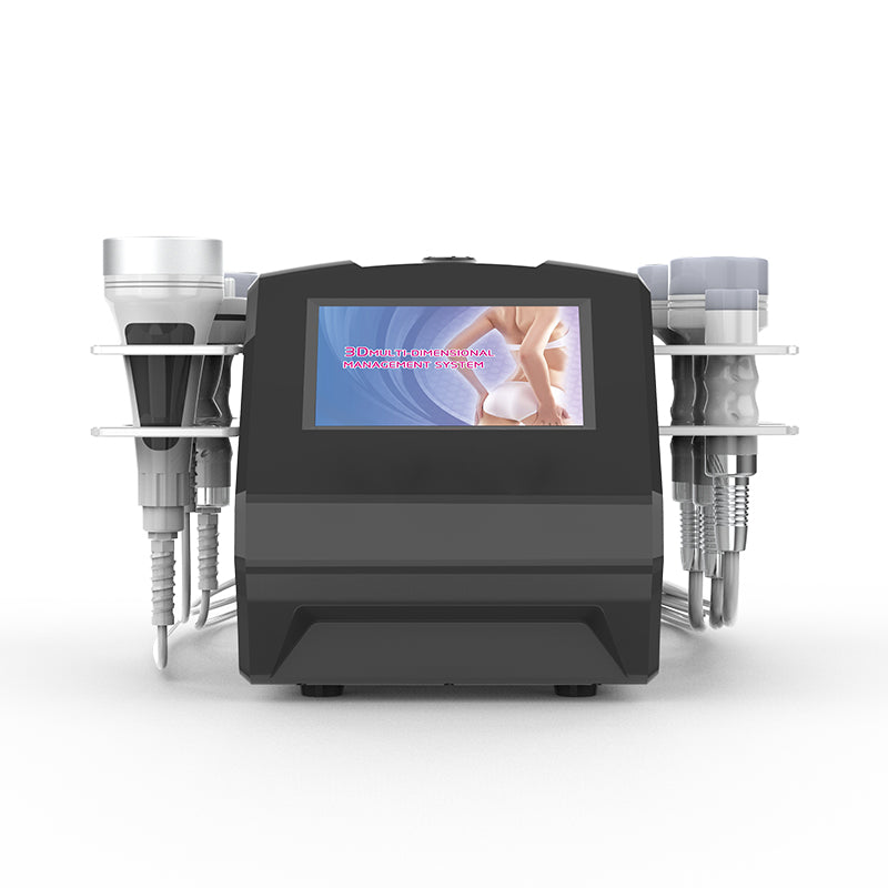 6 in 1 body shaping vaccum Roller RF Radio Frequency Weight Loss cavitation machine
