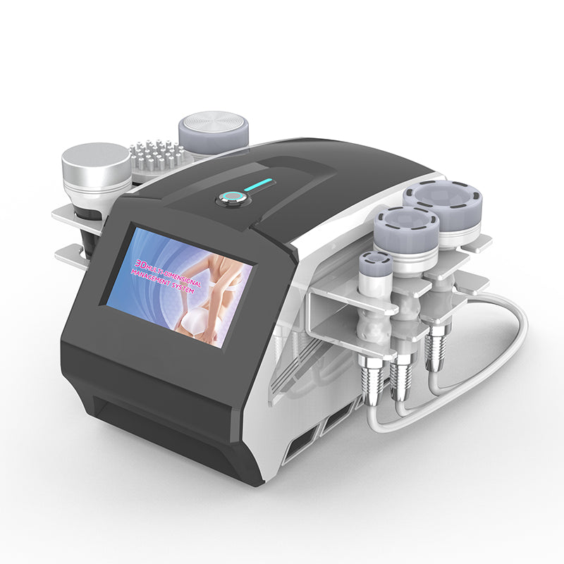 6 in 1 body shaping vaccum Roller RF Radio Frequency Weight Loss cavitation machine