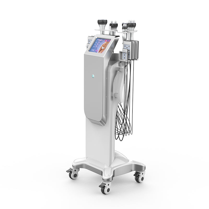 6-in-1 New vacuum machine fat blasting and weight loss system cryolipolysis radio frequency cavitation shock wave machine