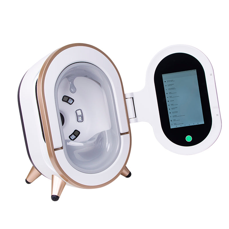 3D skin test skin analyzer equipment, smart face scanning machine, magic mirror facial skin analysis machine
