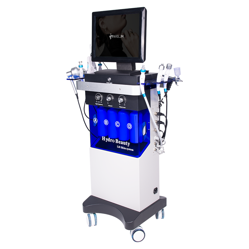 10-in-1 hydra facial machine vacuum blackhead oxygen jet whitening cleansing skin