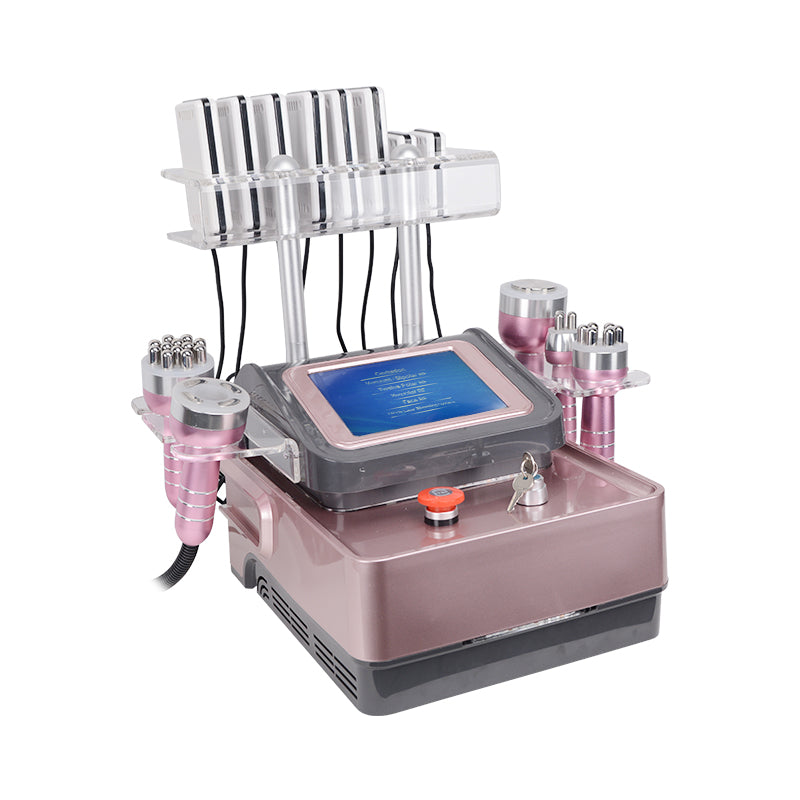 Rose Gold 6 in 1 cavitation machine vacuum cavitation system