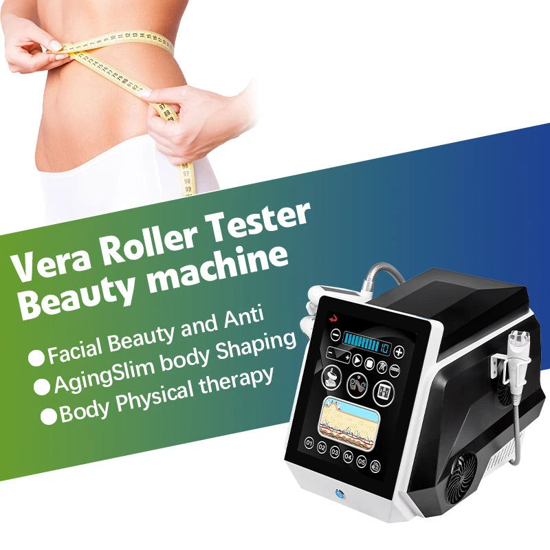 FR-B56 Vera Roller Tester Máquina de Masaje de Vacío para Remodelación Corporal, Antienvejecimiento Facial y Reducción de Celulitis