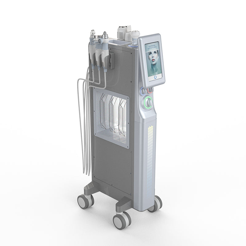 6 in 1 Ultrasonic Therapy Machine Oxygen Atomizer Microdermabrasion