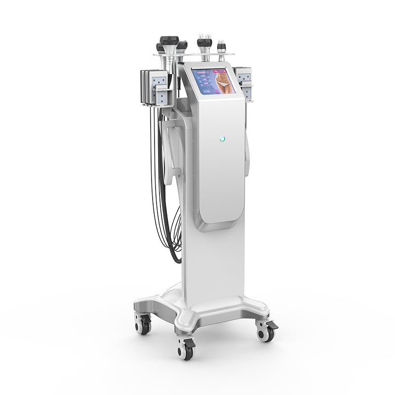 6-in-1 New vacuum machine fat blasting and weight loss system cryolipolysis radio frequency cavitation shock wave machine