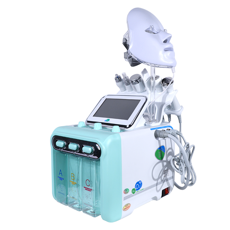 7-in-1 Oxygen Facial RF vacuum blackhead remover Cleansing Beauty Machine