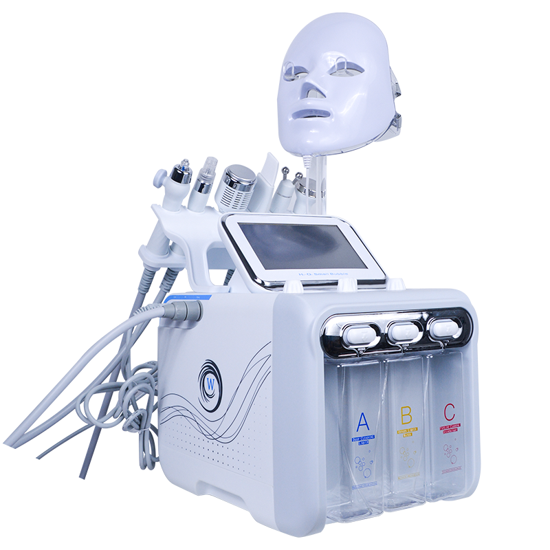 7-in-1 Oxygen Facial RF vacuum blackhead remover Cleansing Beauty Machine