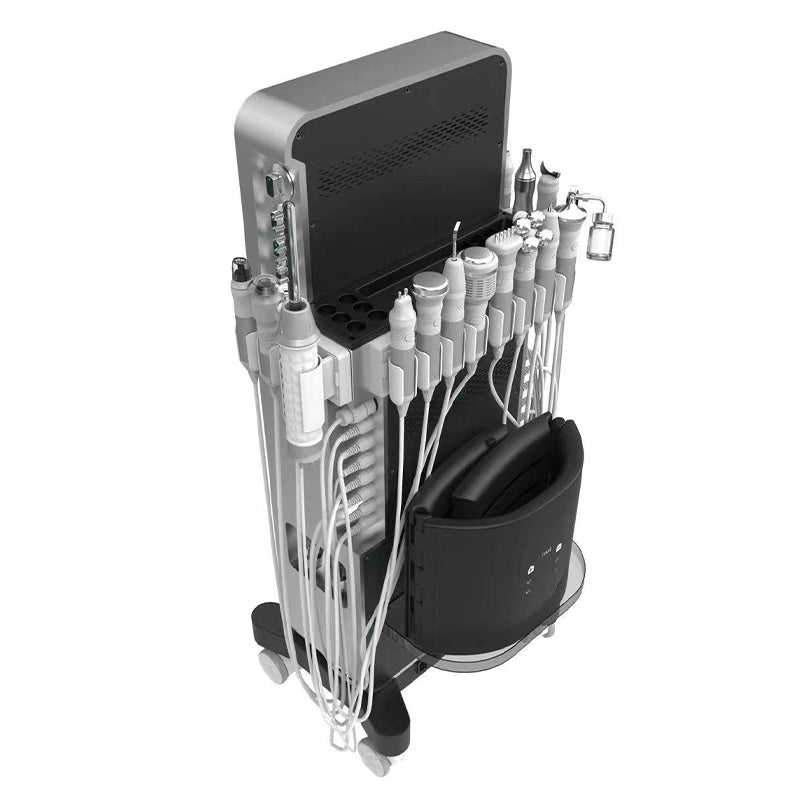 8-in-1(+9)oxygen jet Skin cleansing beauty instrument face massager