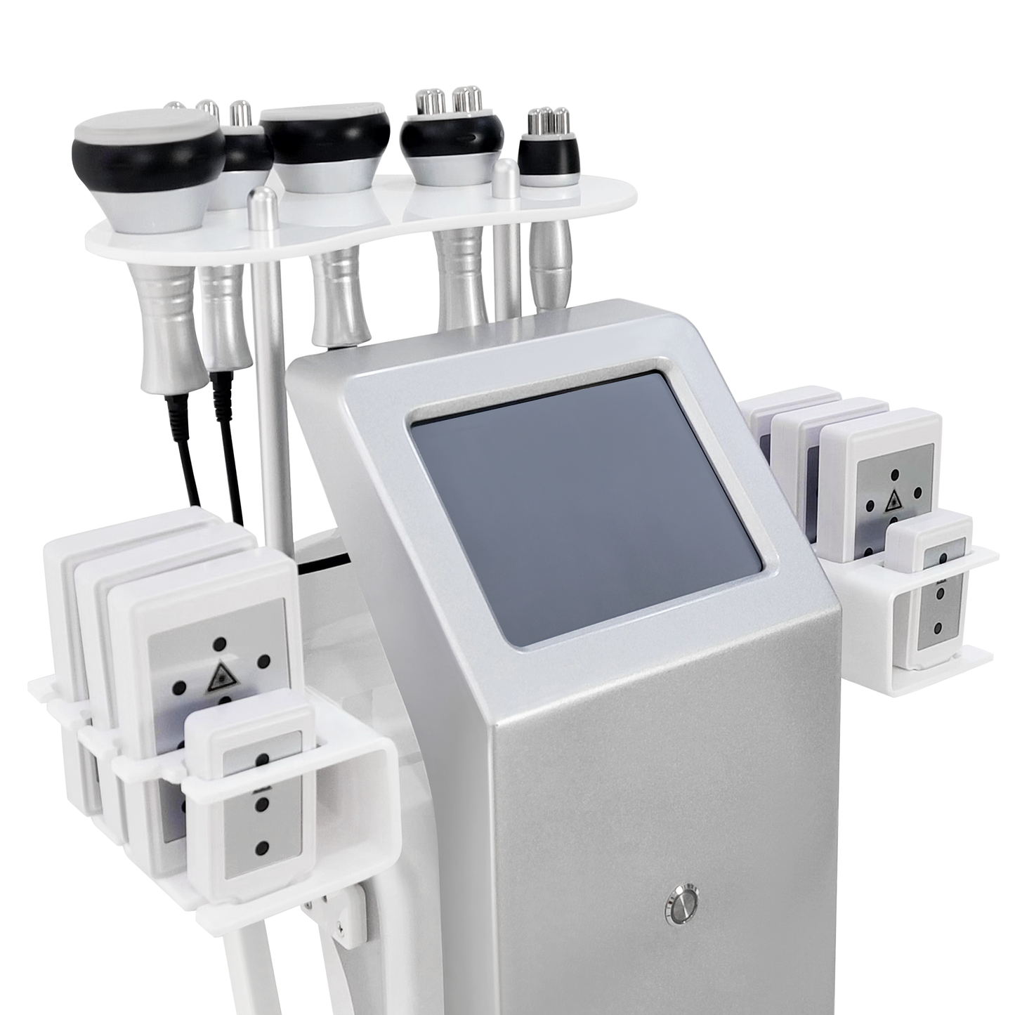 6-in-1 New vacuum machine fat blasting and weight loss system cryolipolysis radio frequency cavitation shock wave machine