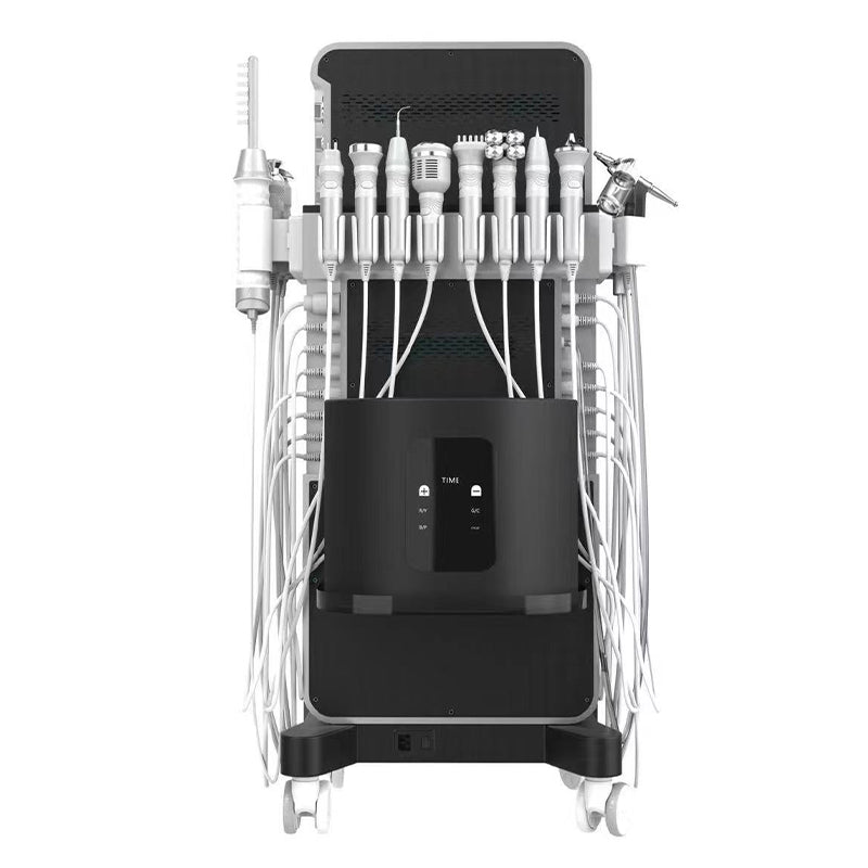 8-in-1(+9)oxygen jet Skin cleansing beauty instrument face massager