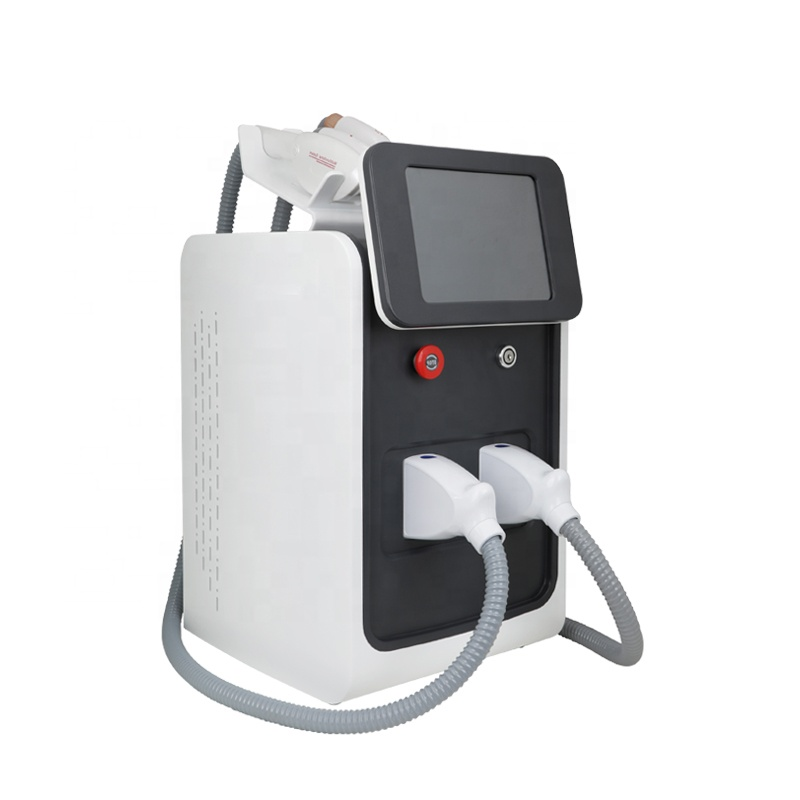 Portable 3 In 1 SHR Professional Laser Hair Removal Machinefor Skin Rejuvenation Tattoo Removal