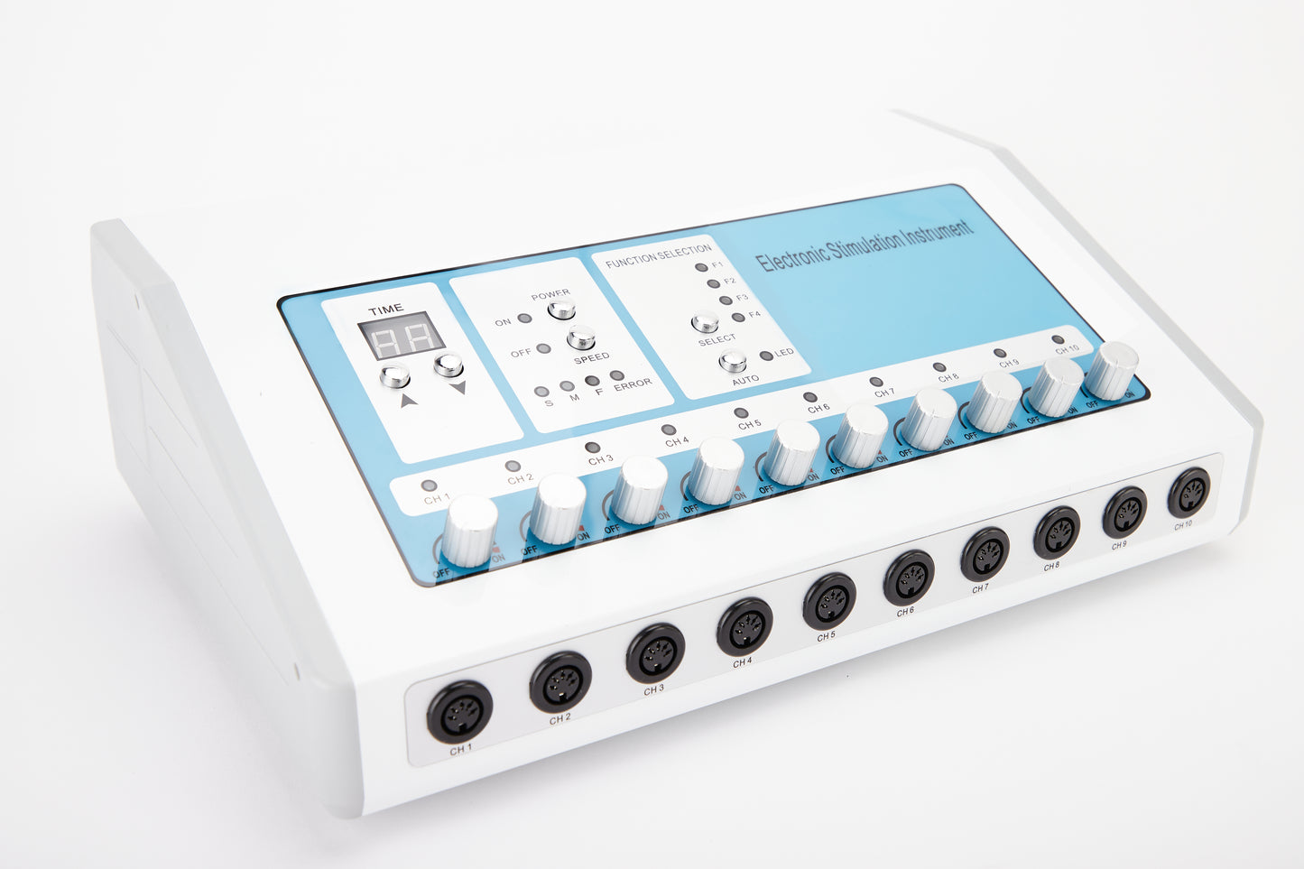 Electronic Stimulation Instrument, Acupuncture ?Stimulator Machine, Multi-Functional Body Massage10 Output Channel, Electric Muscle Stimulator Relax Electroacupuncture Patch Massage Care Kit