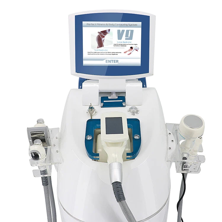 FR-V9 III Generation V9 Body Slimming Machine with 40K Cavitation, Vacuum Rollers & RF Heat for Contouring & Tightening