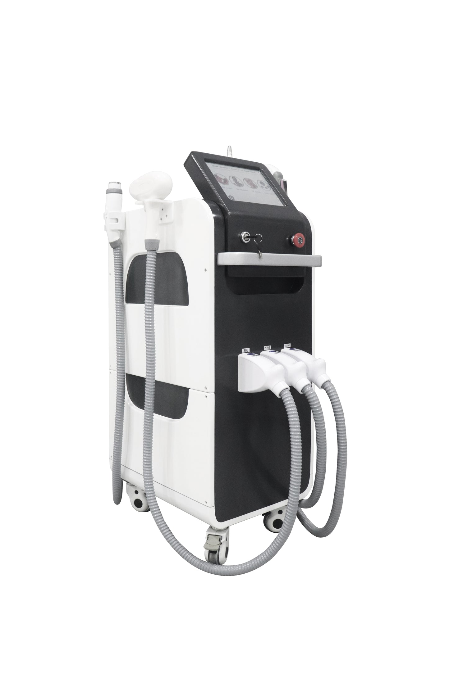 4-IN-1 808 IPL Laser Hair Removal Equipment |RF Picosecond Laser Tattoo Removal Machine|With 4 Handles|Farslim