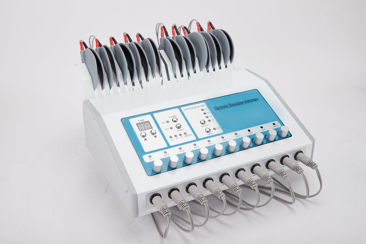 Electronic Stimulation Instrument, Acupuncture ?Stimulator Machine, Multi-Functional Body Massage10 Output Channel, Electric Muscle Stimulator Relax Electroacupuncture Patch Massage Care Kit