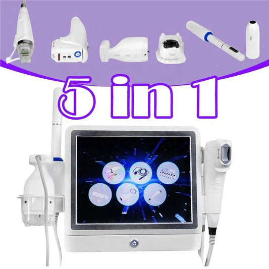 5-in-1 RF Microneedling Machine — Intracel Fractional Microneedling & HIFU System