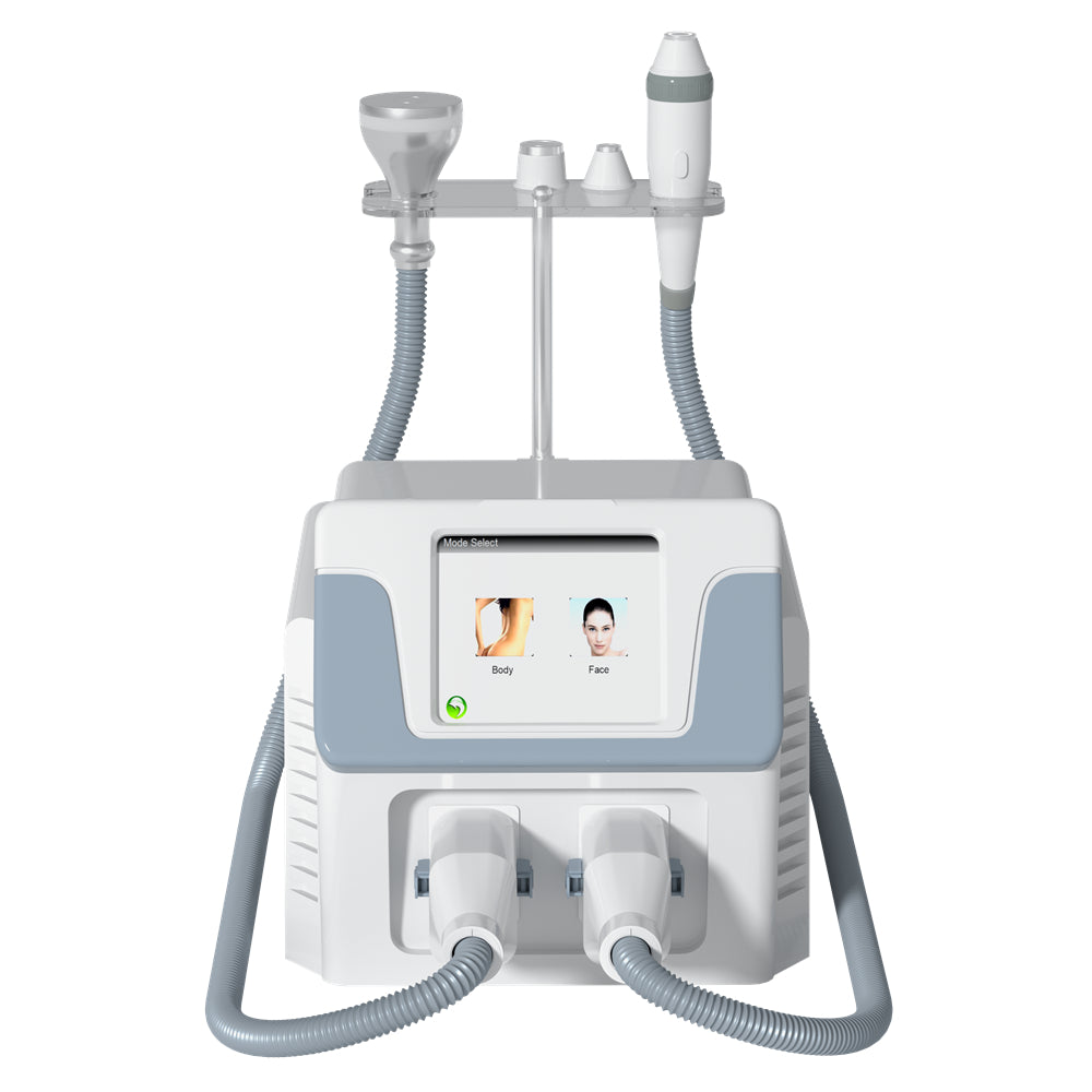 Dispositivo de criolipólisis 3 en 1 con 2 mangos para quemar grasa + eliminación de grasa por crio + máquina de belleza para lifting facial | FARSLIM