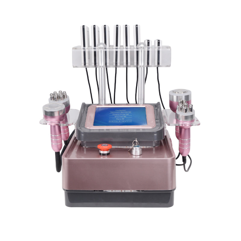 Rose Gold 6 in 1 cavitation machine vacuum cavitation system