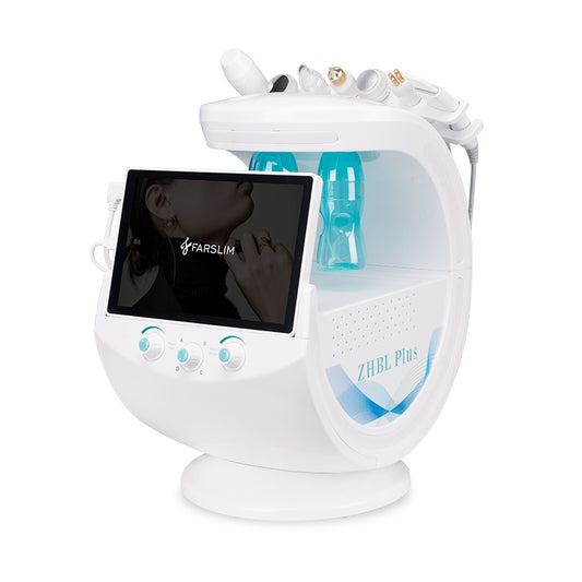 Dispositivo de gestión facial 7 en 1 HydraSkin FR-ZH1 – Análisis de la piel con IA