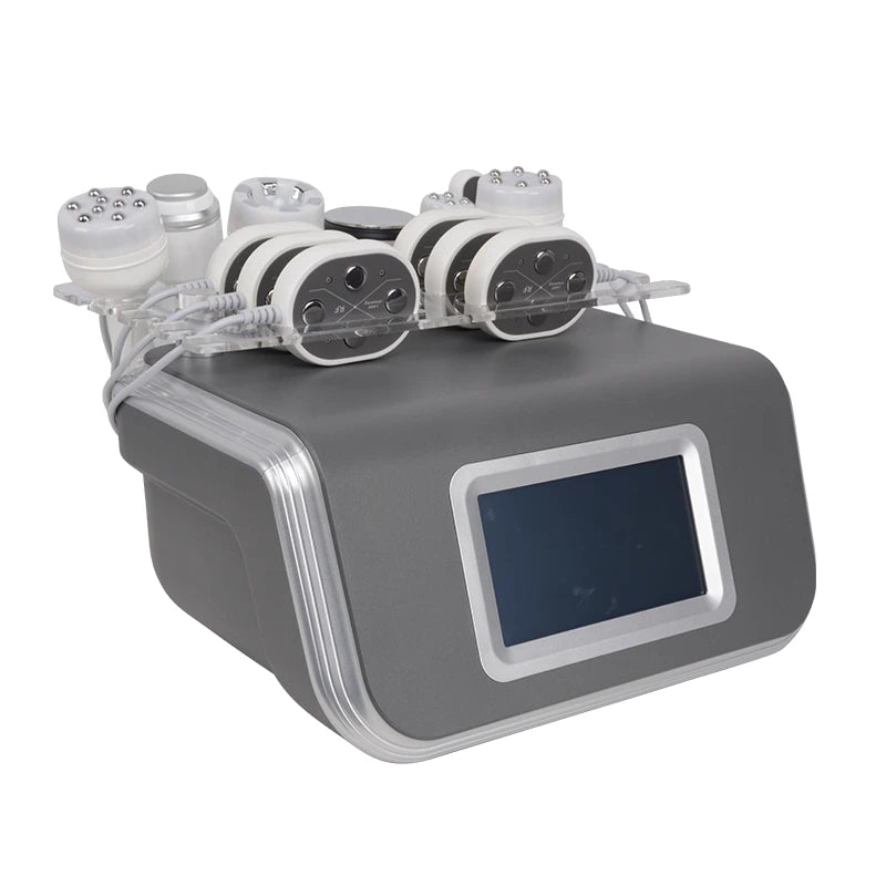 Máquina Adelgazante de Cavitación con Vacío RF Multipolares 40K FR-800 Slimming Queen con Martillo Frío y Paletas Láser
