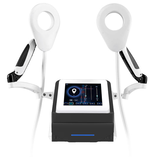 (Both arms) muscle stimulator frequency vibration to relieve muscle tension electric muscle stimulator