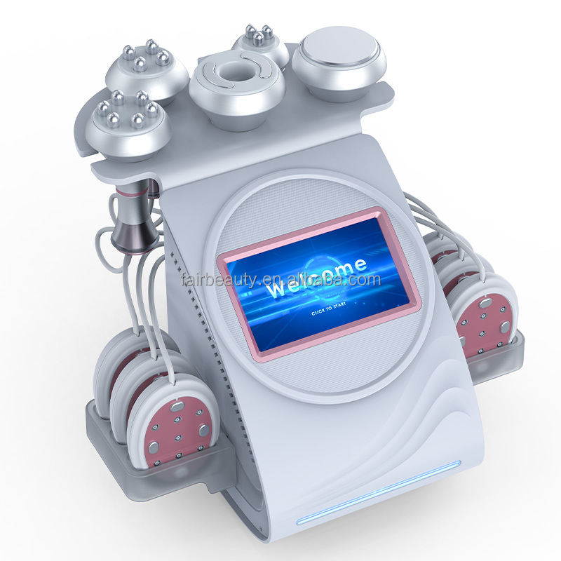 Máquina de adelgazamiento 80K con RF multipolar, presión negativa de vacío y lipólisis láser para la reducción de grasa y el contorno corporal