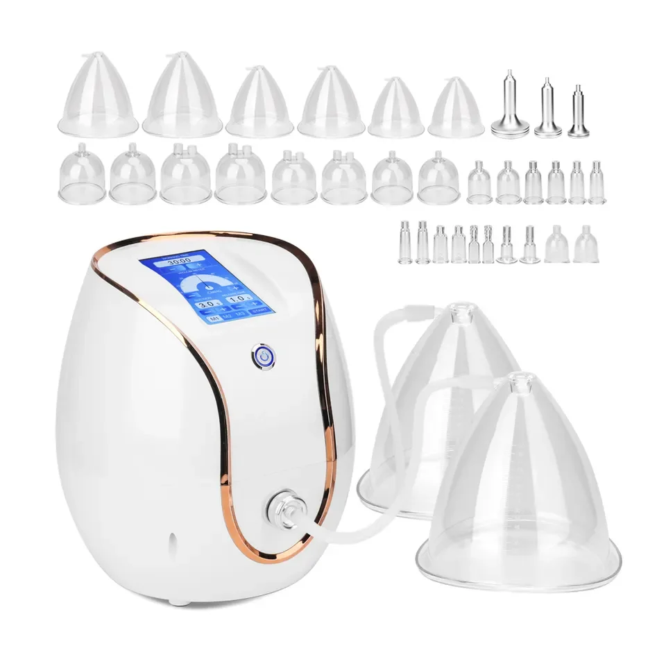 Portable home version Small and light butt and breast enlargement device beauty machine |with 30 cups 3 metal heads|Farslim