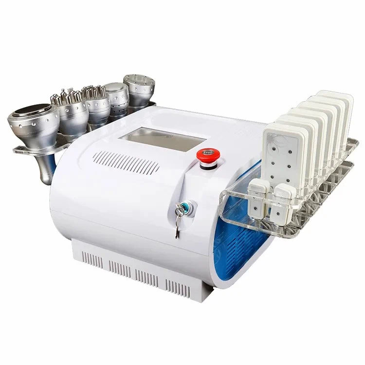 Instrumento disolvente de grasa congelada láser multipolar FR-9001S con RF para tensar la piel, reducir la grasa y eliminar las arrugas