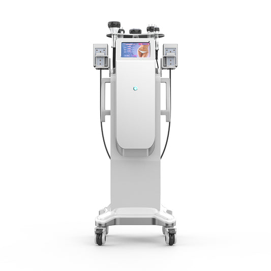 6-in-1 New vacuum machine fat blasting and weight loss system cryolipolysis radio frequency cavitation shock wave machine