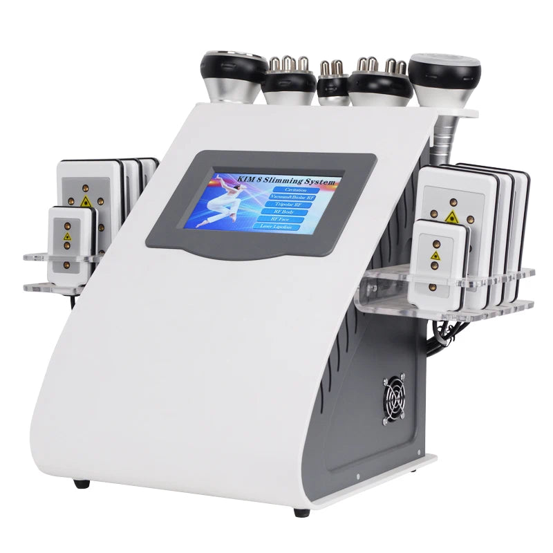 KIM 8 SLIMMING SYSTEM CAVITATION +VACUUM+LASTER MULTIPOLE RF+LASER