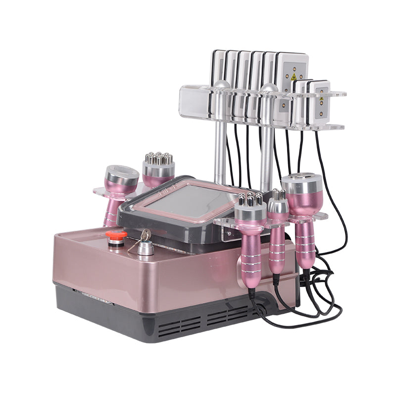 Rose Gold 6 in 1 cavitation machine vacuum cavitation system