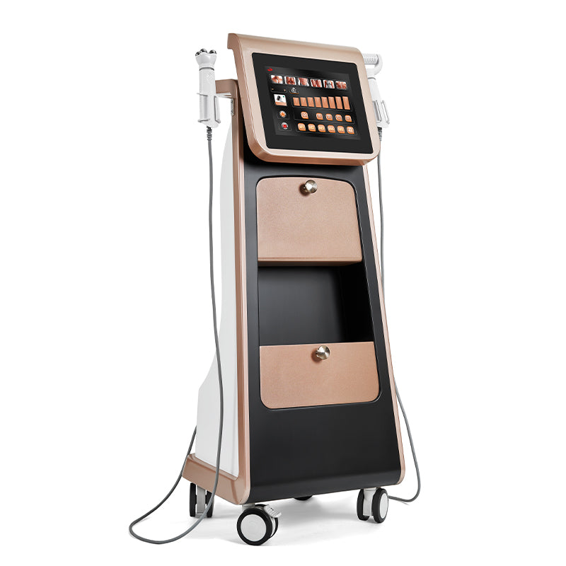 2-in-1 Vertical RF EMS Electromagnetic Plasma Anti-Aging Beauty Device