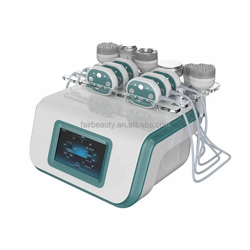 Máquina Adelgazante de Cavitación con Vacío RF Multipolares 40K FR-800 Slimming Queen con Martillo Frío y Paletas Láser