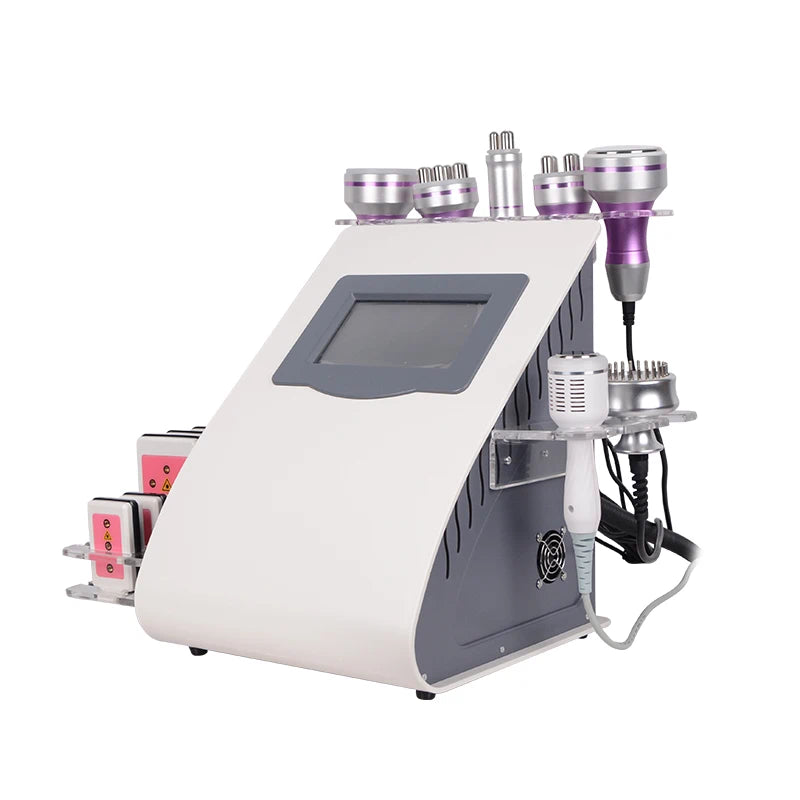 Máquina de cavitación FR-975S 80K con RF de vacío, RF multipolar y láser de diodo para reducción de grasa y contorno corporal