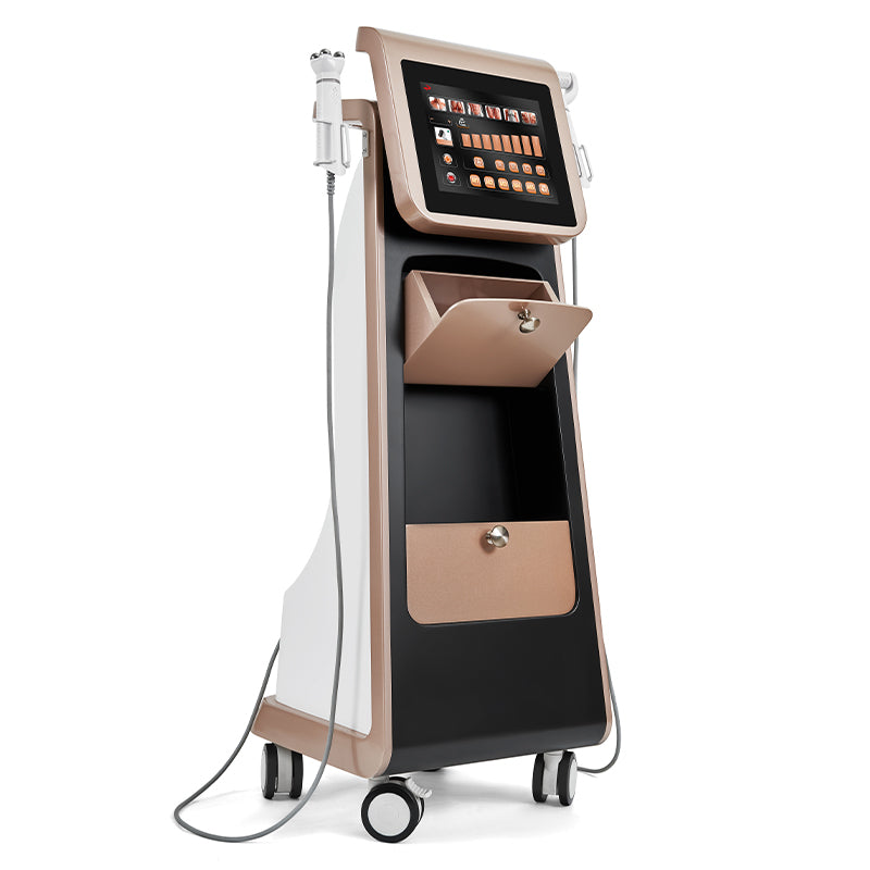 2-in-1 Vertical RF EMS Electromagnetic Plasma Anti-Aging Beauty Device