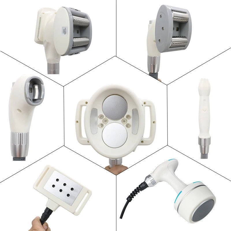 V10 Multifunctional Body Slimming Machine with Cavitation, Rollers, RF Heat & Laser Pads for Contouring & Tightening