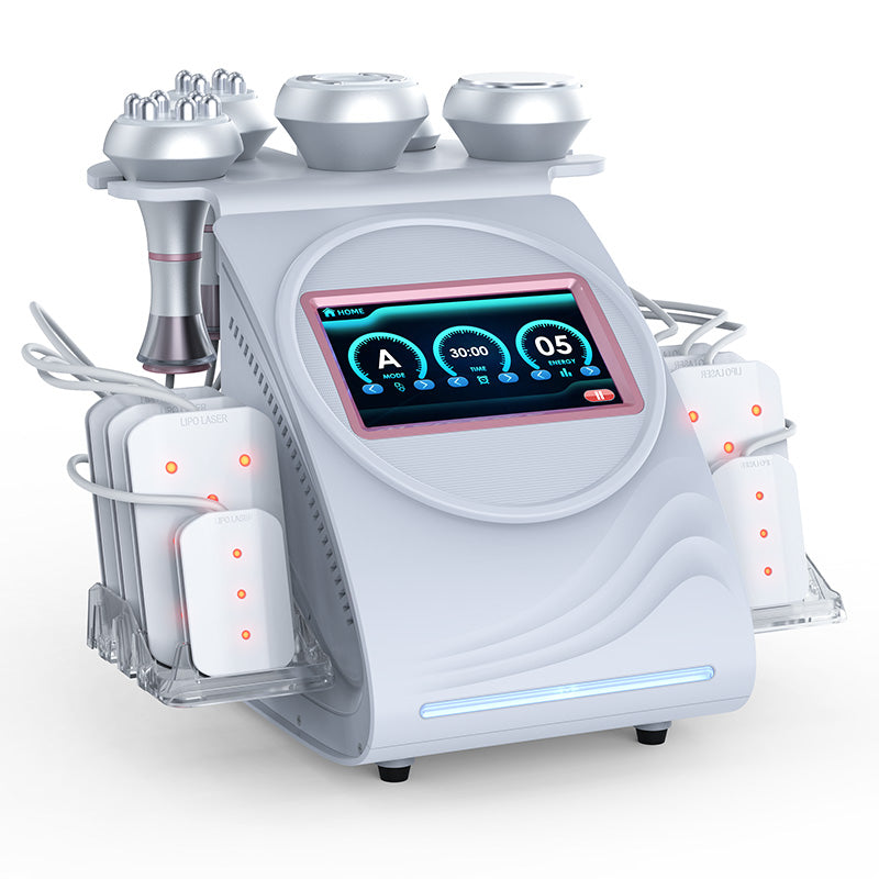 Máquina de adelgazamiento 80K con RF multipolar, presión negativa de vacío y lipólisis láser para la reducción de grasa y el contorno corporal