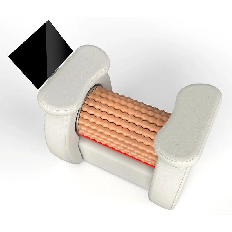 FARSLIM FR-A72 top-angle view of the body shaping roller and integrated control display.