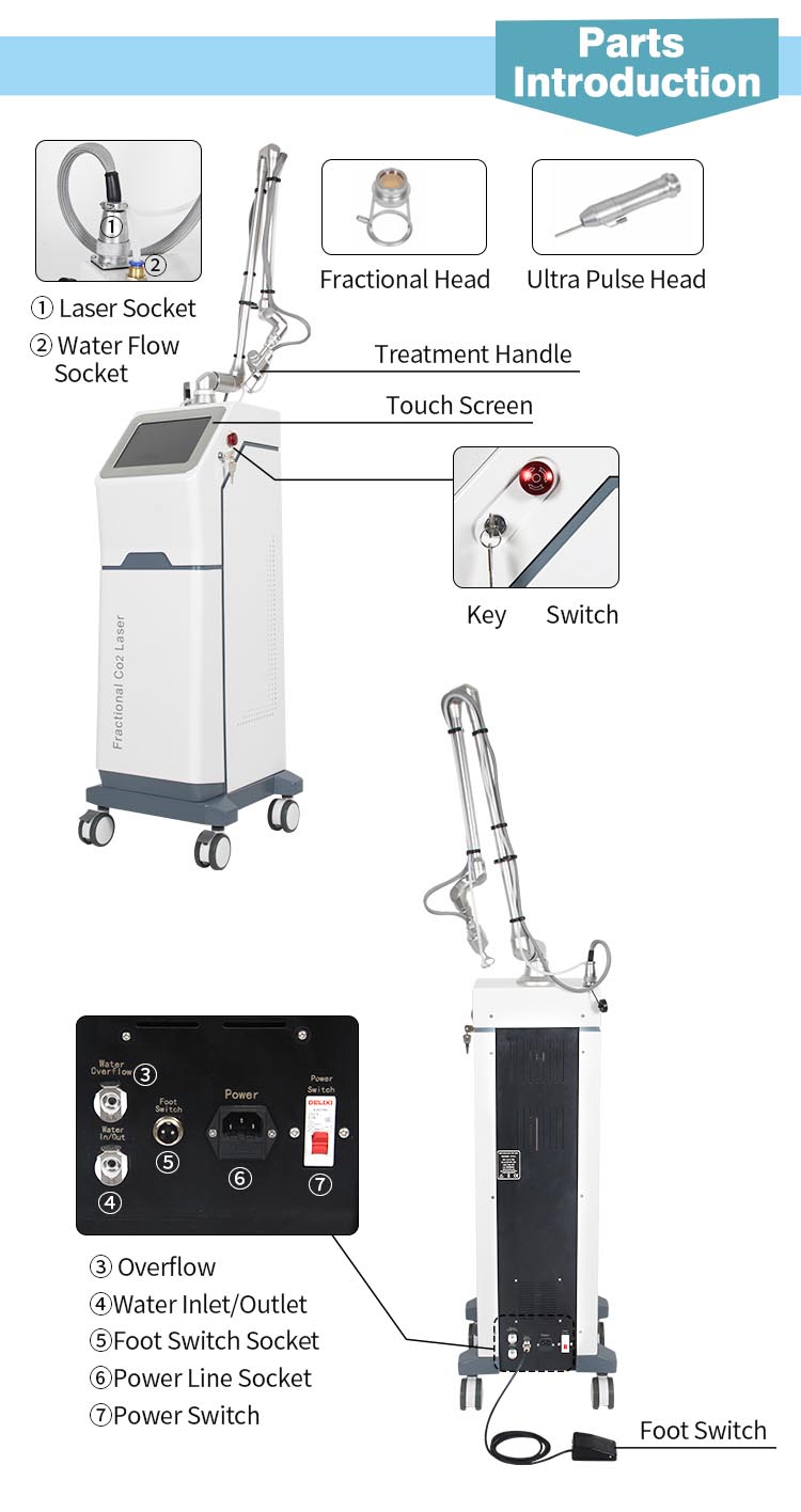 Farslim| professional Fractional CO2 Laser machine|RF Metal Tube Medical Laser CO2 Fractional | Fractional CO2 Laser Vaginal Tightening Machine