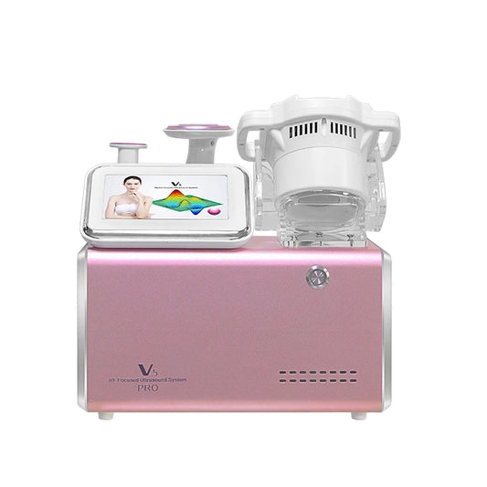 FR-V5 PRO Multi-Functional Slimming & Plasma Machine with HIFU, RF, Cavitation & 13 Probes for Body Shaping & Rejuvenation