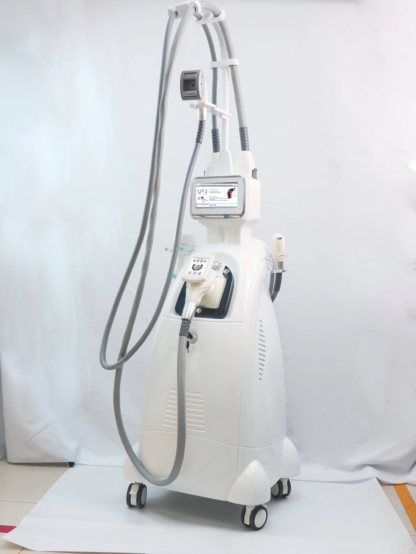 FR-V9 II Vertical Body Slimming Machine with 40K Cavitation, Vacuum Rollers & Heat for Fat Reduction & Contouring