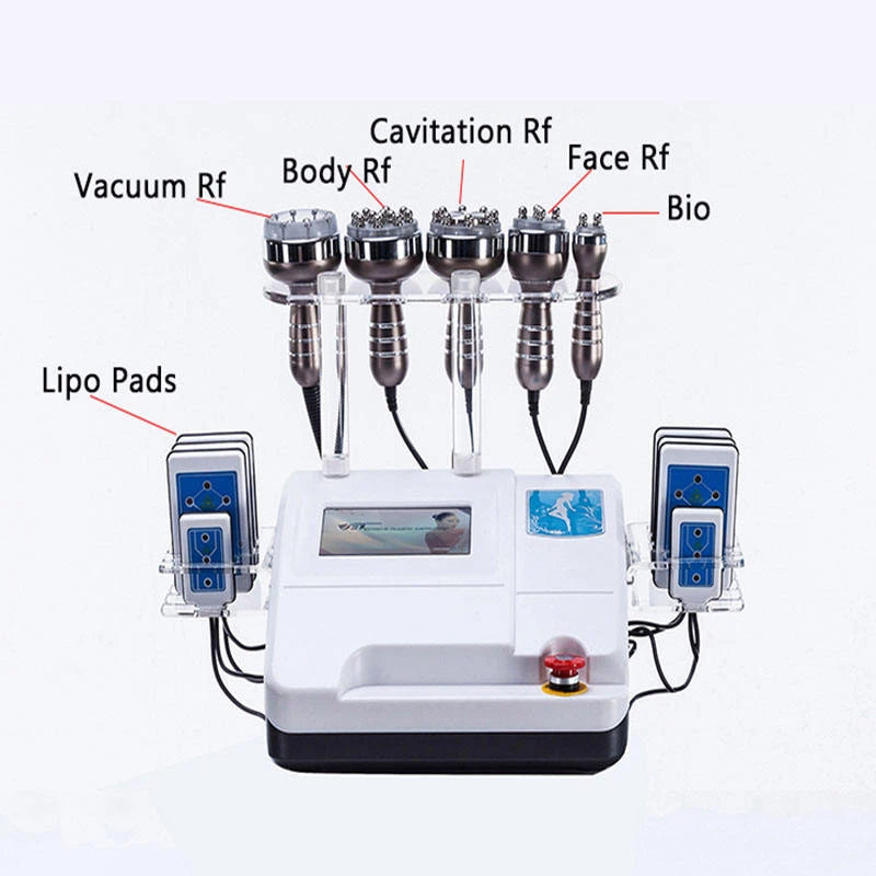 FR-675A Cavitation Vacuum RF System 40K + Vacuum + RF + Diode Laser for Fat Reduction & Body Sculpting